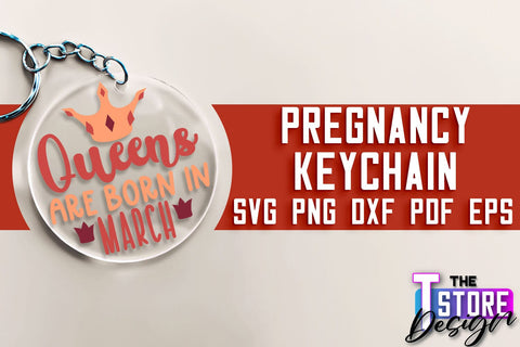 Pregnancy Keychain SVG | Family Quotes Design | Happy Time SVG | Baby Design SVG The T Store Design 