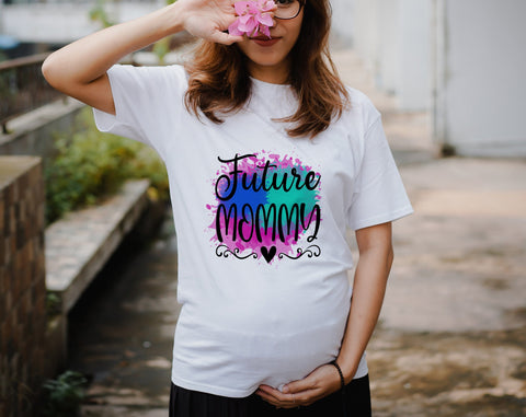 Pregnancy Sublimation Designs Bundle, 6 Pregnancy PNG Files, Future Mommy PNG, All Of Me Loves All Of You PNG, Hands Off The Bump PNG Sublimation HappyDesignStudio 