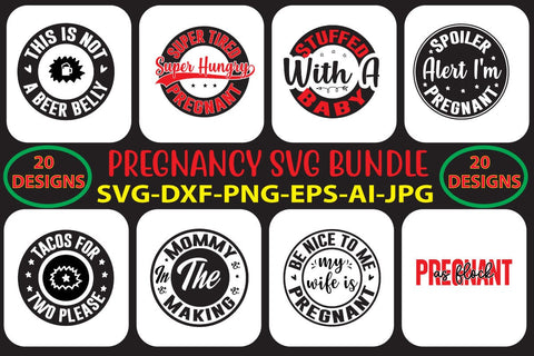 Pregnancy-SVG-Bundle SVG Syaman 