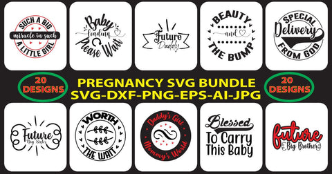 Pregnancy-SVG-Bundle SVG Syaman 