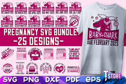 Pregnancy SVG | Family Quotes Design | Happy Time SVG | Baby Design v.1 SVG The T Store Design 