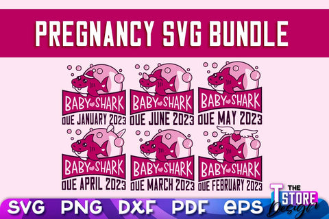 Pregnancy SVG | Family Quotes Design | Happy Time SVG | Baby Design v.1 SVG The T Store Design 