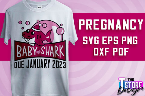 Pregnancy SVG | Family Quotes Design | Happy Time SVG | Baby Design v.1 SVG The T Store Design 