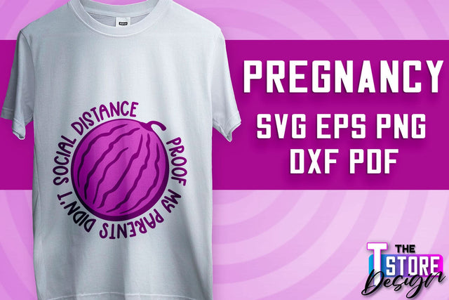 Pregnancy SVG | Family Quotes Design | Happy Time SVG | Baby Design v.2 SVG The T Store Design 