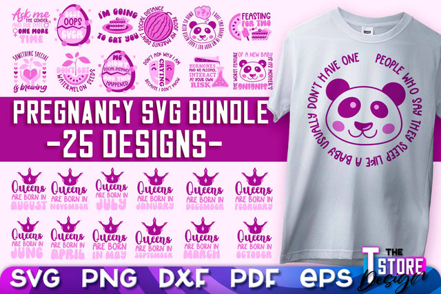 Pregnancy SVG | Family Quotes Design | Happy Time SVG | Baby Design v.2 SVG The T Store Design 