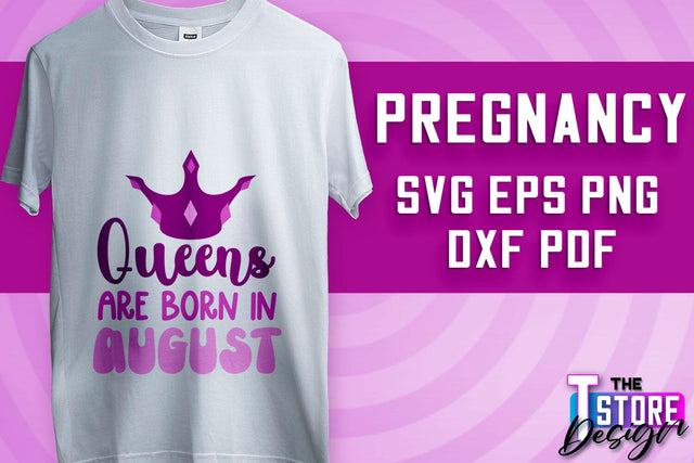 Pregnancy SVG | Family Quotes Design | Happy Time SVG | Baby Design v.2 SVG The T Store Design 