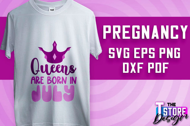 Pregnancy SVG | Family Quotes Design | Happy Time SVG | Baby Design v.2 SVG The T Store Design 