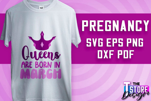 Pregnancy SVG | Family Quotes Design | Happy Time SVG | Baby Design v.2 SVG The T Store Design 