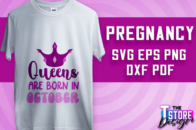 Pregnancy SVG | Family Quotes Design | Happy Time SVG | Baby Design v.2 SVG The T Store Design 