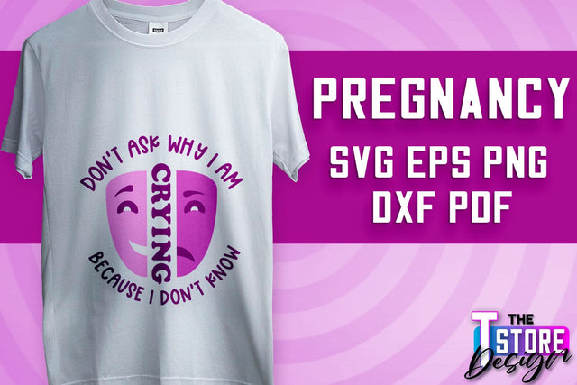 Pregnancy SVG | Family Quotes Design | Happy Time SVG | Baby Design v.2 SVG The T Store Design 