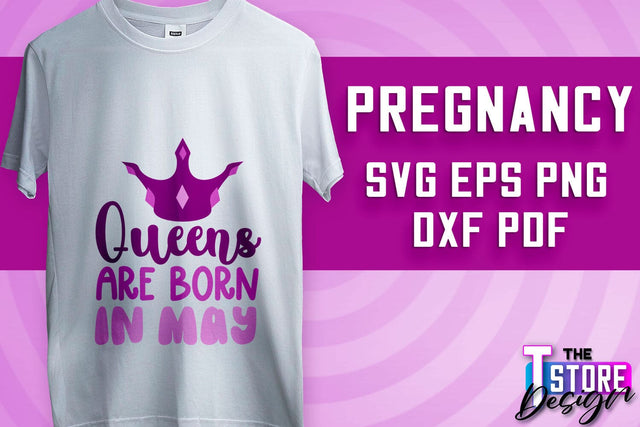 Pregnancy SVG | Family Quotes Design | Happy Time SVG | Baby Design v.2 SVG The T Store Design 