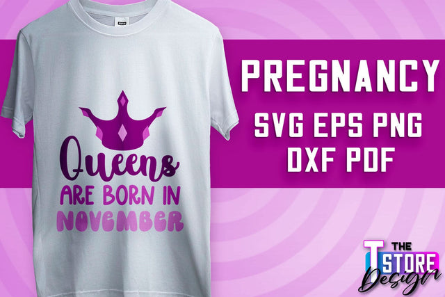 Pregnancy SVG | Family Quotes Design | Happy Time SVG | Baby Design v.2 SVG The T Store Design 