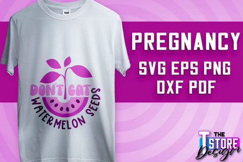 Pregnancy SVG | Family Quotes Design | Happy Time SVG | Baby Design v.2 SVG The T Store Design 