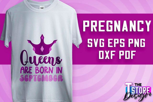 Pregnancy SVG | Family Quotes Design | Happy Time SVG | Baby Design v.2 SVG The T Store Design 