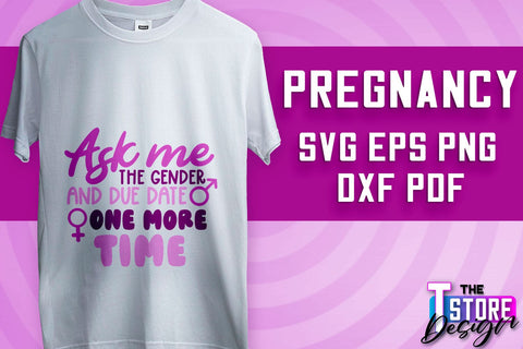 Pregnancy SVG | Family Quotes Design | Happy Time SVG | Baby Design v.2 SVG The T Store Design 