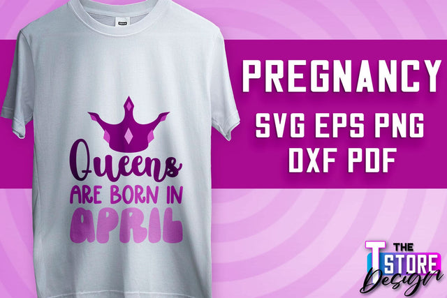 Pregnancy SVG | Family Quotes Design | Happy Time SVG | Baby Design v.2 SVG The T Store Design 