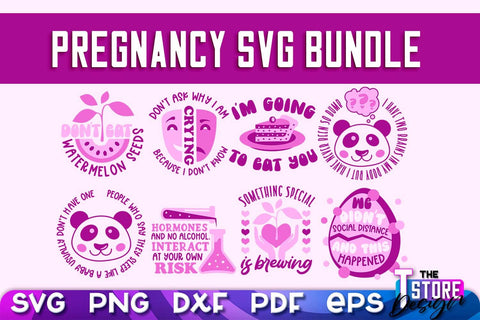 Pregnancy SVG | Family Quotes Design | Happy Time SVG | Baby Design v.2 SVG The T Store Design 