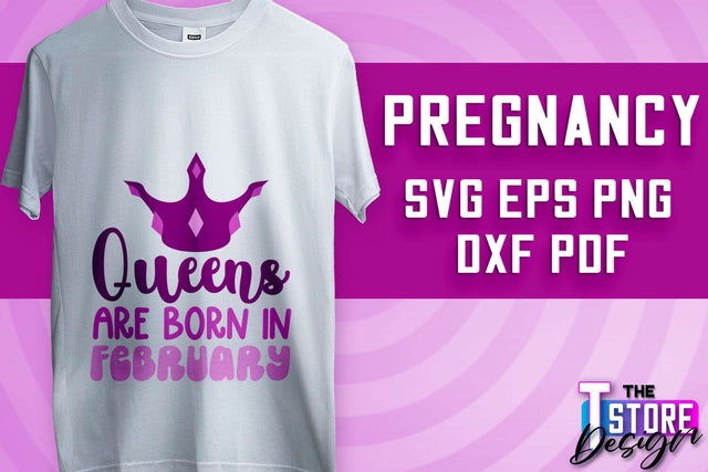 Pregnancy SVG | Family Quotes Design | Happy Time SVG | Baby Design v.2 SVG The T Store Design 