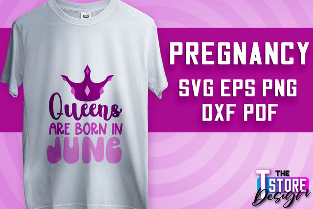 Pregnancy SVG | Family Quotes Design | Happy Time SVG | Baby Design v.2 SVG The T Store Design 