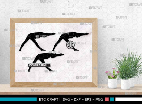 Pregnant Yoga Mom Monogram, Pregnant Yoga Mom Silhouette, Pregnant Yoga Mom SVG, Pregnant Svg, Yoga Svg, Yoga Women Svg, Gym Svg, SB00569 SVG ETC Craft 