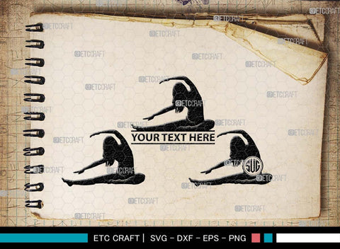 Pregnant Yoga Mom Monogram, Pregnant Yoga Mom Silhouette, Pregnant Yoga Mom SVG, Pregnant Svg, Yoga Svg, Yoga Women Svg, Gym Svg, SB00569 SVG ETC Craft 