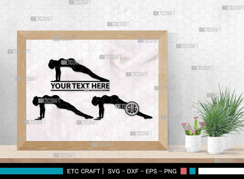 Pregnant Yoga Mom Monogram, Pregnant Yoga Mom Silhouette, Pregnant Yoga Mom SVG, Pregnant Svg, Yoga Svg, Yoga Women Svg, Gym Svg, SB00569 SVG ETC Craft 