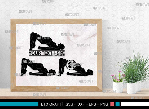 Pregnant Yoga Mom Monogram, Pregnant Yoga Mom Silhouette, Pregnant Yoga Mom SVG, Pregnant Svg, Yoga Svg, Yoga Women Svg, Gym Svg, SB00569 SVG ETC Craft 