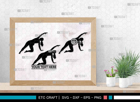 Pregnant Yoga Mom Monogram, Pregnant Yoga Mom Silhouette, Pregnant Yoga Mom SVG, Pregnant Svg, Yoga Svg, Yoga Women Svg, Gym Svg, SB00569 SVG ETC Craft 