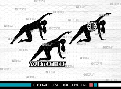 Pregnant Yoga Mom Monogram, Pregnant Yoga Mom Silhouette, Pregnant Yoga Mom SVG, Pregnant Svg, Yoga Svg, Yoga Women Svg, Gym Svg, SB00569 SVG ETC Craft 