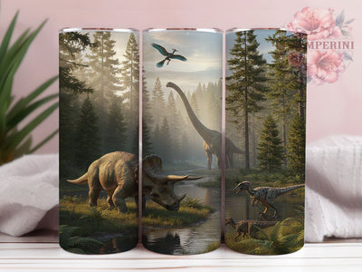 Prehistoric Dinosaur Tumbler, Pre-Historical Animal Tumbler, Wildness Design, 20oz Tumbler Wrap, Sublimation Design, Jurassic Gift Wrap, Prehistoric Creature Tumbler Sublimation Li Zamperini 