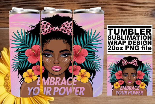 Premium quality wrap, perfect for enhancing your designs! , Afro Woman Sublimation afrosvg 
