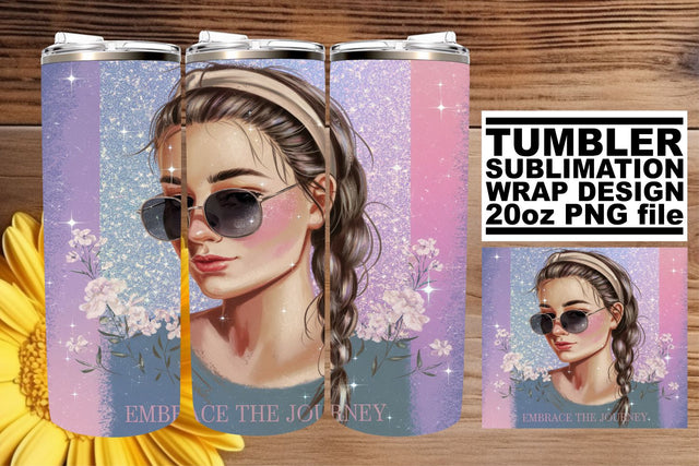 Premium tumbler wrap, enhance your crafting experience! , Woman Sublimation afrosvg 
