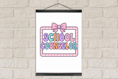 Preppy Back To School Counselor PNG Printable File Sublimation Creativedesigntee 
