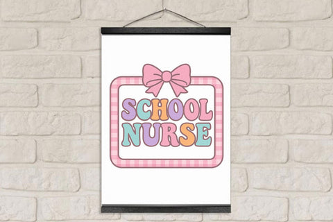 Preppy Back To School Nurse PNG Printable File Sublimation Creativedesigntee 