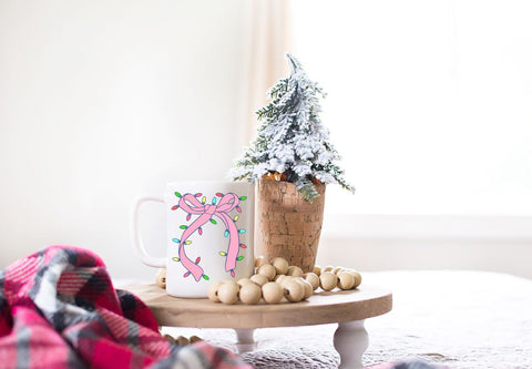 Preppy Christmas Lights Coquette Bow SVG So_Fontsy_VIP 