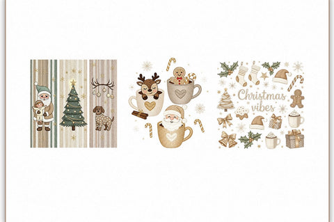 Preppy Christmas PNG Bundle Sublimation Shetara Begum 