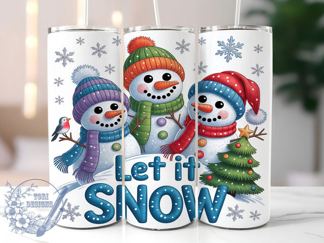 Preppy Crochet Snowman Tumbler, Yarn Crochet Snowman Wrap, Christmas Crochet Sublimation, 20oz Snowman Yarn Tumbler, Whimsical Holiday Art, Cozy Crochet Mug, Cute Snowman Cup Sublimation ToriDesigns 