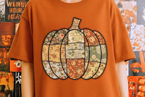 Preppy Floral Fall Pumpkin PNG| Preppy Thanksgiving Sublimation Png. Sublimation CosmosFineArt 