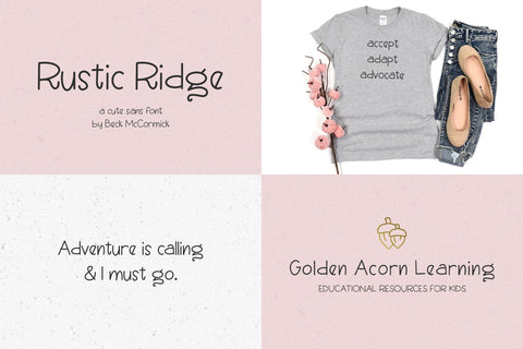 Preppy Font Mini Bundle Font Beck McCormick 