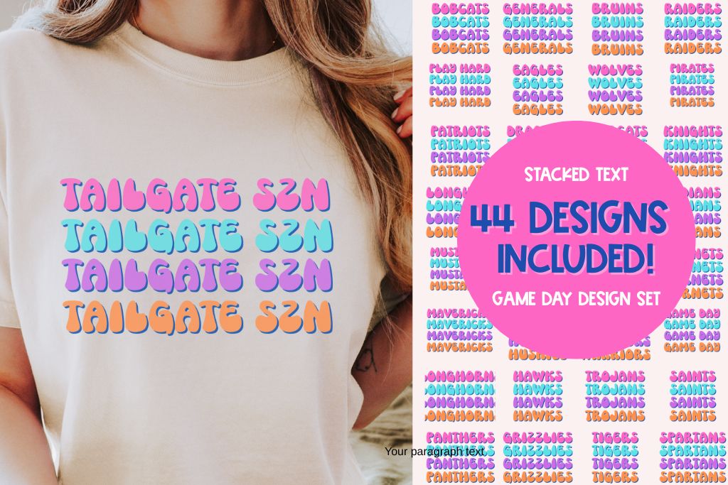 Preppy Football SVG Bundle for DIY Sports Projects | 44 Designs | VIP ...