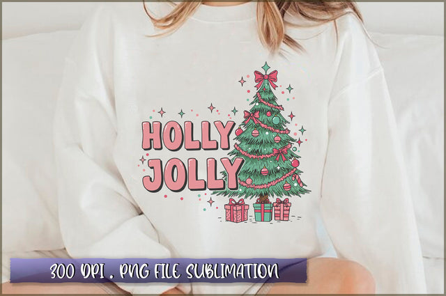 Preppy Holly Jolly Sublimation Sublimation Shetara Begum 