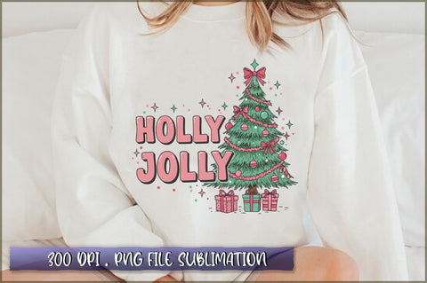Preppy Holly Jolly Sublimation Sublimation Shetara Begum 