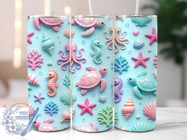 Preppy Palm Beach 20oz Tumbler Wrap, Palm Beach, Preppy Style, Coastal Theme, Beach Vibes, Whimsical Charm, Skinny Tumbler, Sublimation PNG Sublimation ToriDesigns 