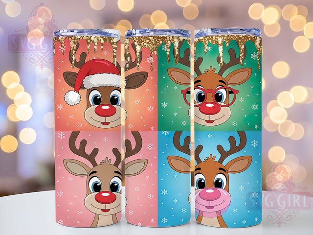 Preppy Pastel Christmas Holiday Tumbler, Holiday Sublimation Design, Festive Cup Art, 20oz Xmas Tumbler, Whimsical Pastel Mug, Stylish Christmas Cup, Cozy Holiday Wrap Sublimation SvggirlplusArt 