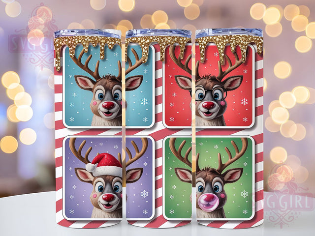 Preppy Pastel Christmas Holiday Tumbler, Holiday Sublimation Design, Festive Cup Art, 20oz Xmas Tumbler, Whimsical Pastel Mug, Stylish Christmas Cup, Cozy Holiday Wrap Sublimation SvggirlplusArt 