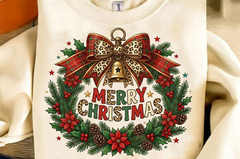 Preppy Pink Merry Christmas PNG Sublimation SVGista 