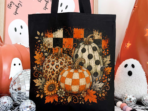 Preppy Pumpkins Trio PNG, Fall Pumpkin PNG, Leopard Pumpkin png, Checkered Pumpkin PNG, Boho Autumn Pumpkin Png SVG DesignDestine 