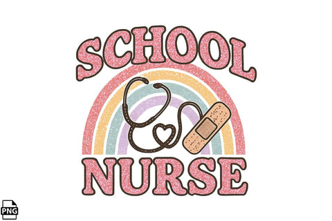 Preppy School Nurse PNG Printable File Sublimation Creativedesigntee 