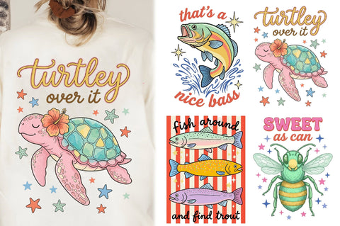 Preppy Summer Animals PNG Sublimation Rupkotha 
