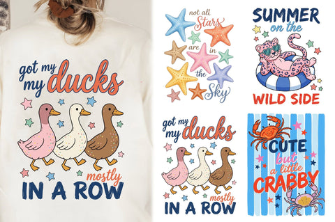 Preppy Summer Animals PNG Sublimation Rupkotha 
